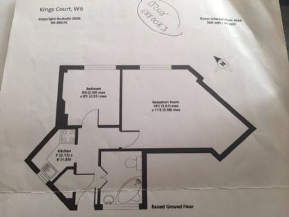 Property to rent : Kings Court, Hamlet Gardens, London W6